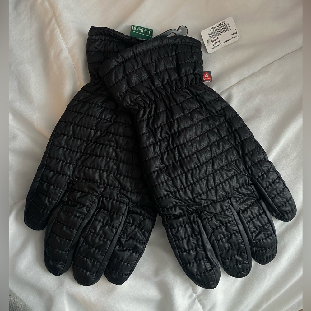 LL Bean Winter Gloves Black